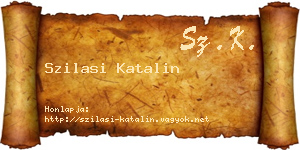 Szilasi Katalin névjegykártya